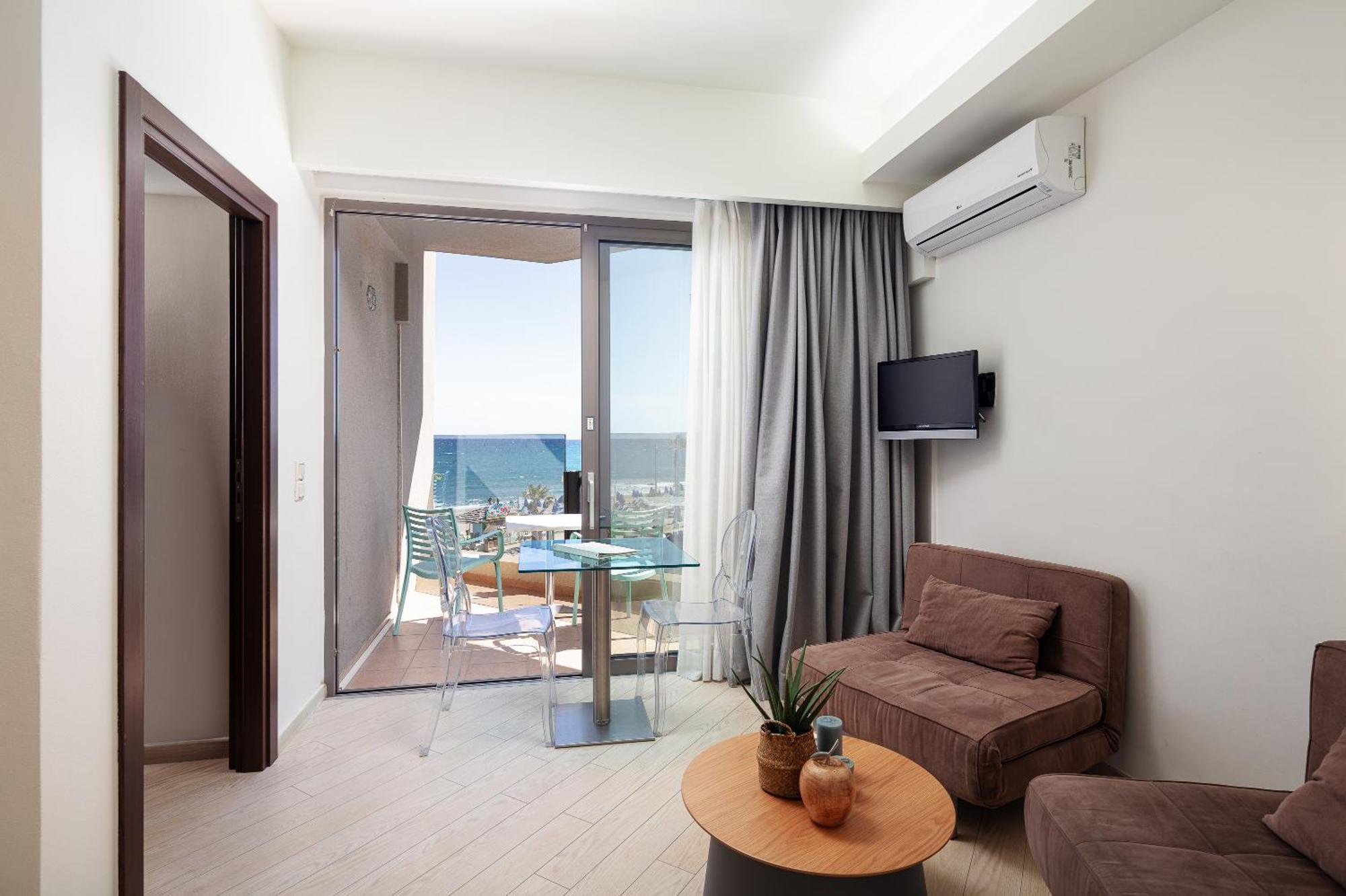 Steris Elegant Beach Hotel & Apartments Rethymno Exterior foto