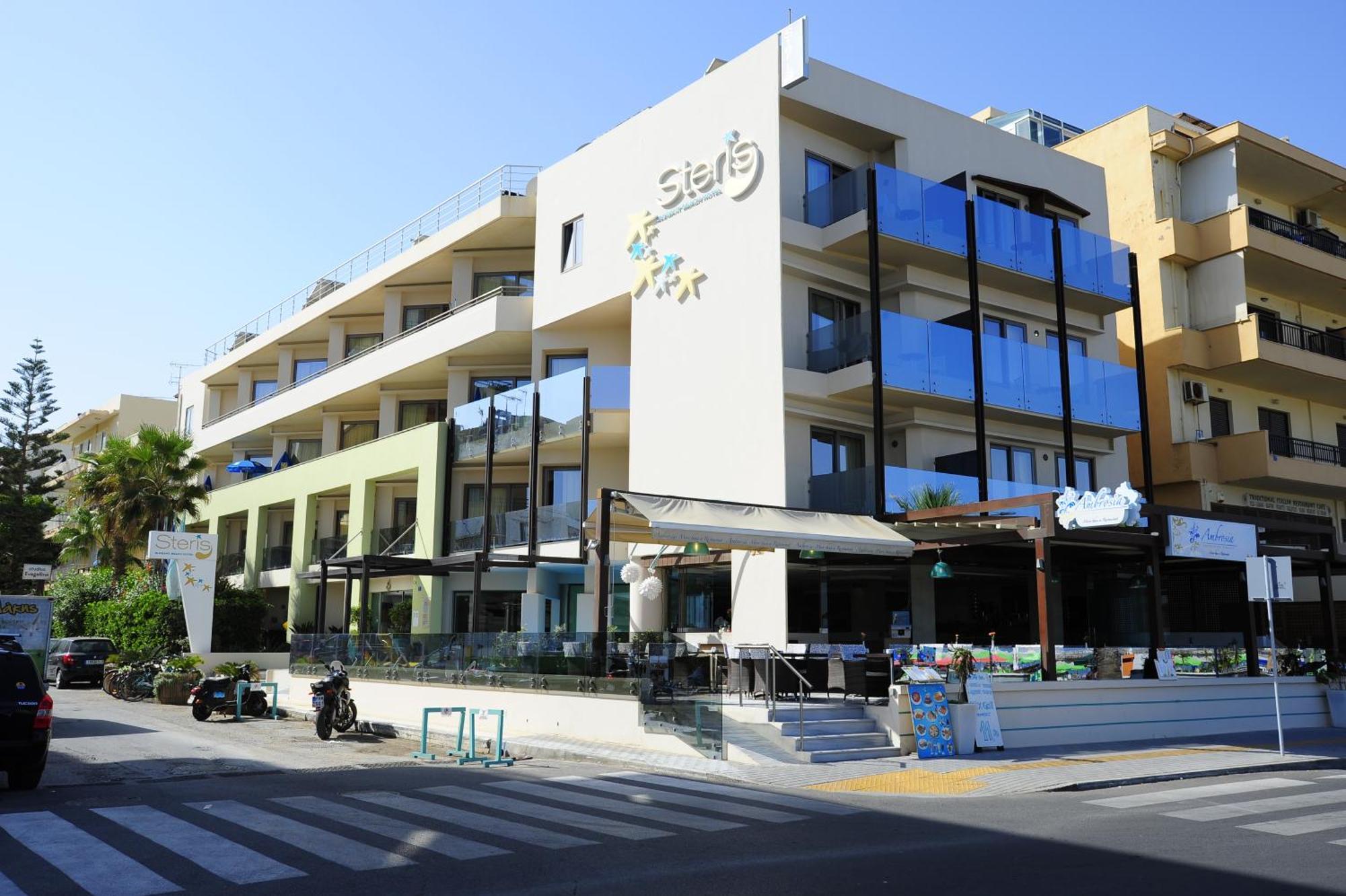 Steris Elegant Beach Hotel & Apartments Rethymno Exterior foto